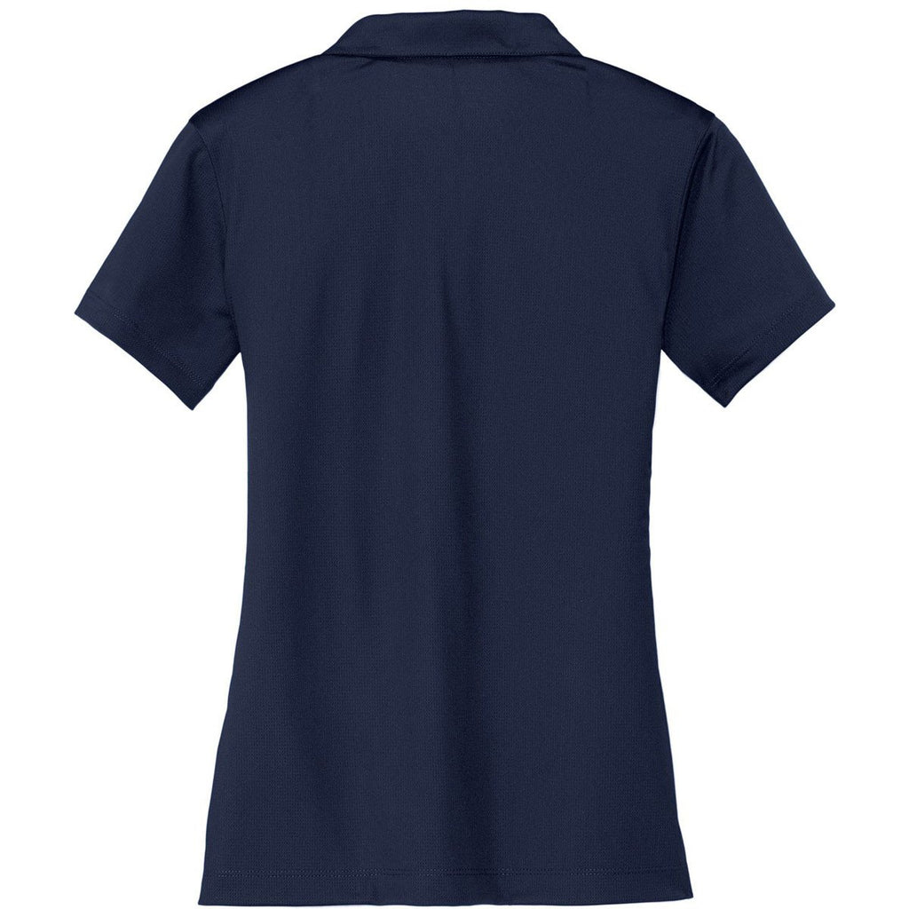 Nike Women's Navy Dri-FIT Short Sleeve Vertical Mesh Polo