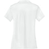 Nike Women's White Dri-FIT Short Sleeve Vertical Mesh Polo