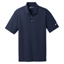 Nike Men's Navy Dri-FIT Short Sleeve Vertical Mesh Polo