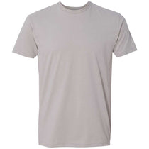 Next Level Men's Light Grey Premium Fitted Sueded Crew