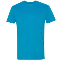 Next Level Men's Turquoise Premium Fitted Sueded Crew