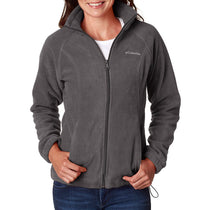 Columbia Women's Charcoal Grey Benton Springs Full-Zip Fleece