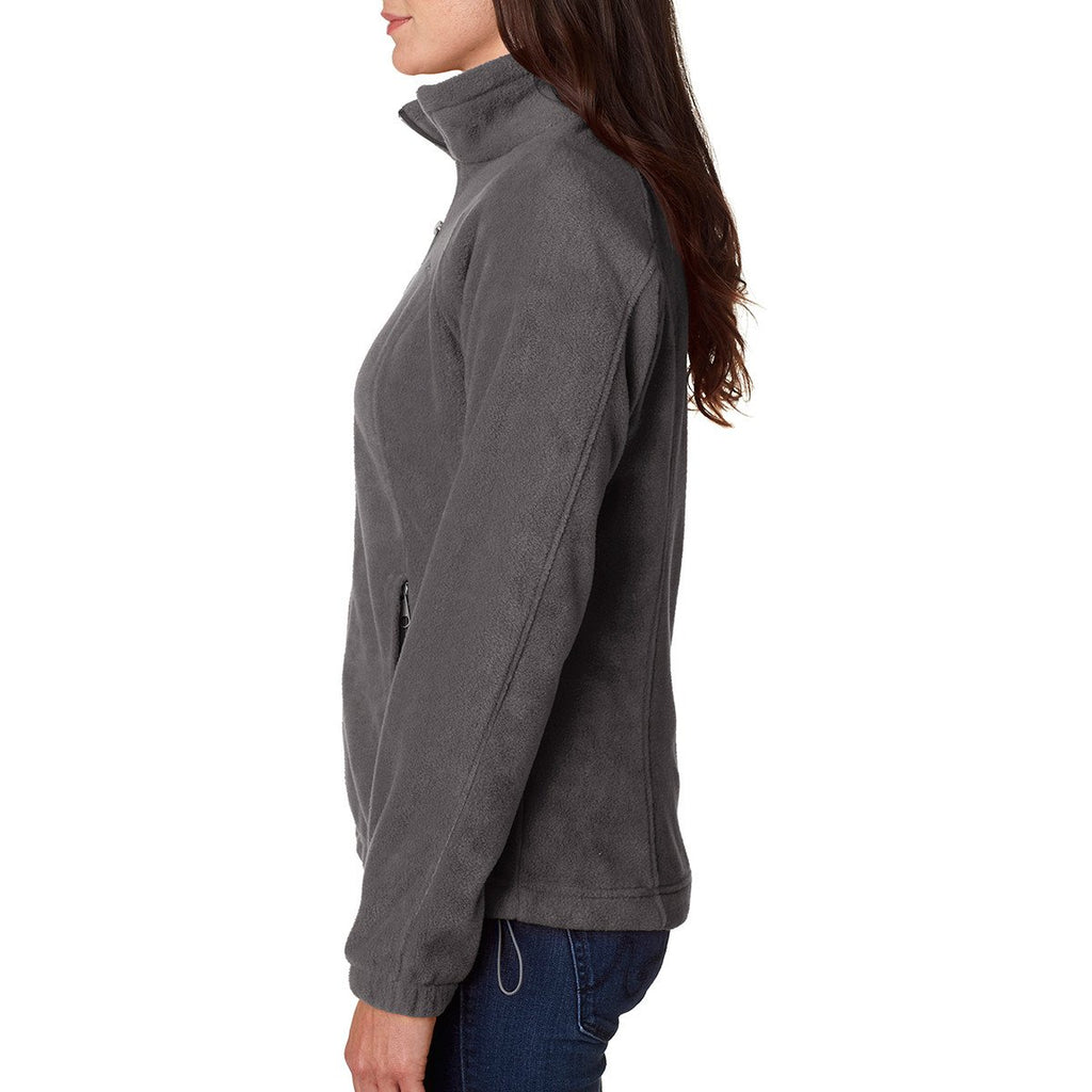 Columbia Women's Charcoal Grey Benton Springs Full-Zip Fleece
