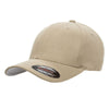 Flexfit Khaki Wooly Blend 6-Panel Cap