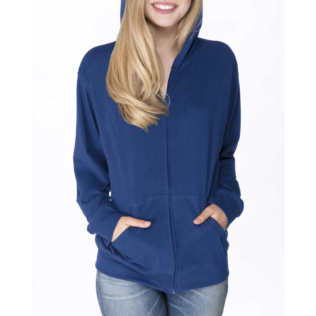 Next Level Unisex Royal Sueded Full-Zip Hoodie