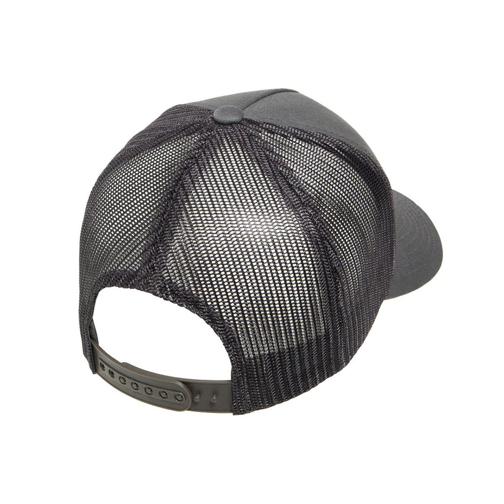 Yupoong Charcoal 5-Panel Retro Trucker Cap
