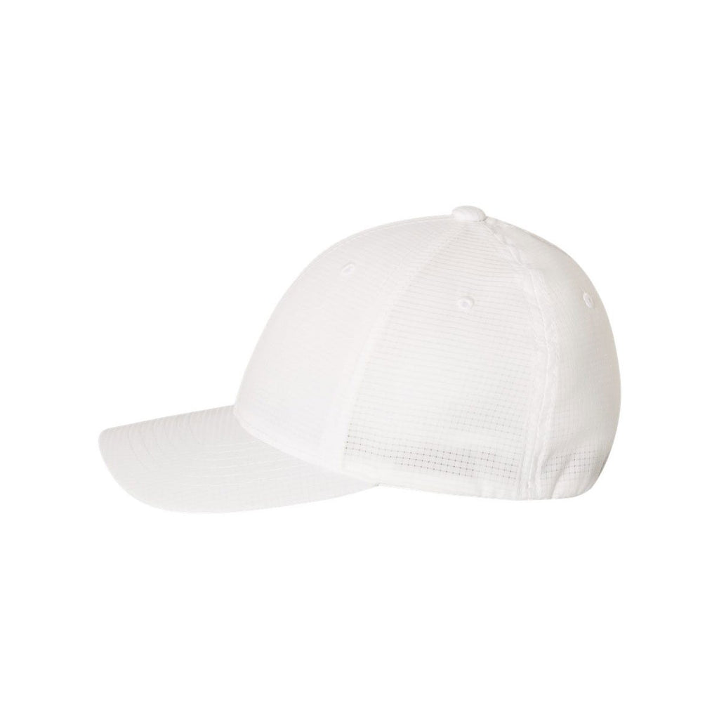 Flexfit White Hydro Grid Stretch Cap