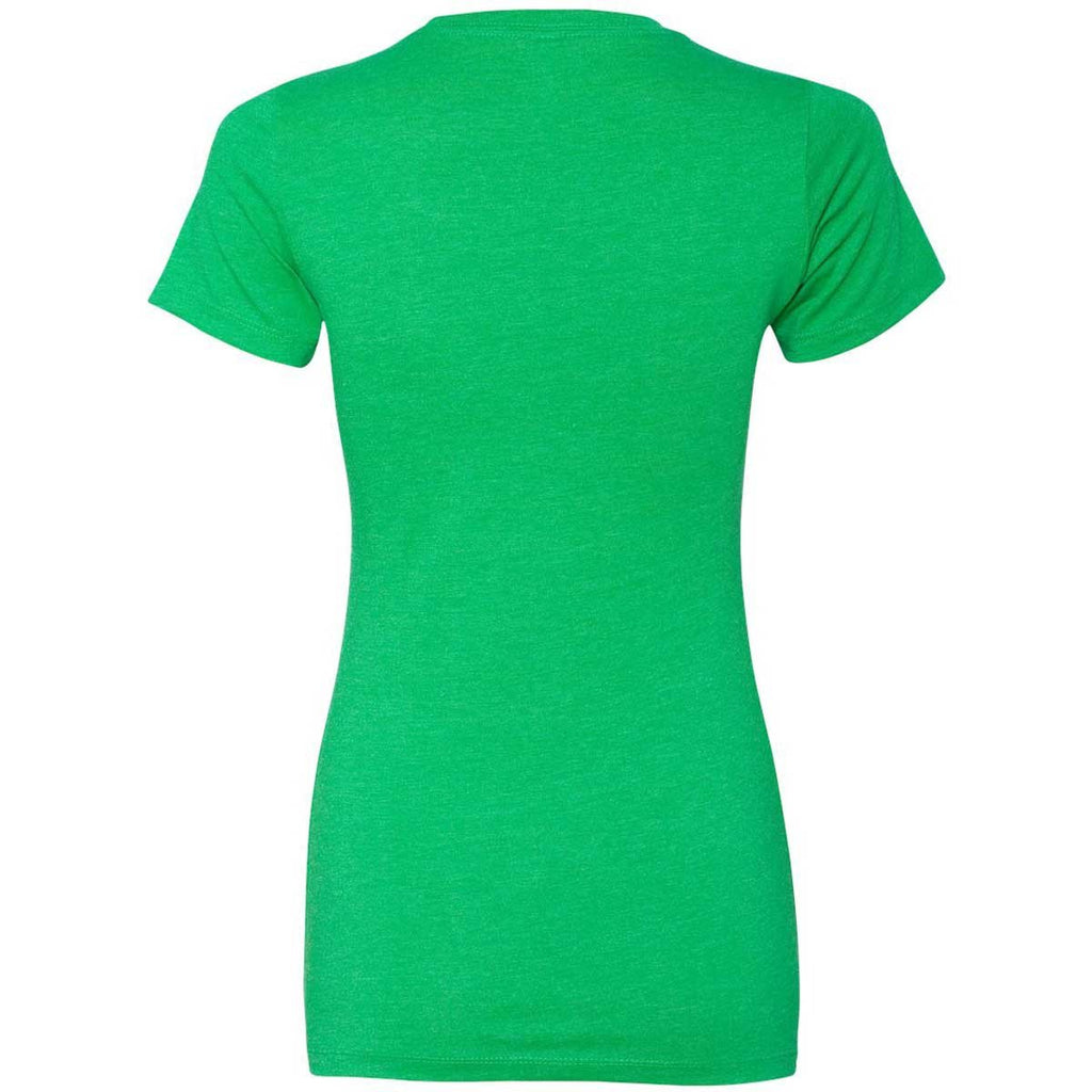 Next Level Women's Kelly Green CVC Crew Tee