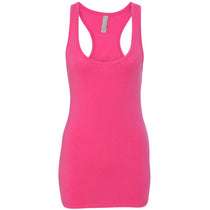 Next Level Women's Hot Pink Jersey Racerback Tank