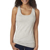 Next Level Women's Light Heather Grey Jersey Racerback Tank