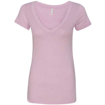 Next Level Women's Lilac CVC Deep V Tee