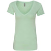 Next Level Women's Mint CVC Deep V Tee