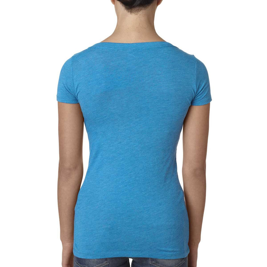 Next Level Women's Vintage Turquoise Triblend Scoop Tee
