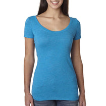 Next Level Women's Vintage Turquoise Triblend Scoop Tee