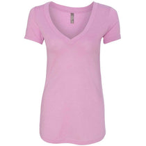 Next Level Women's Vintage Lilac Triblend Deep-V Tee