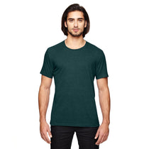 Anvil Men's Heather Dark Green Triblend T-Shirt