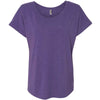 Next Level Women's Purple Rush Triblend Dolman
