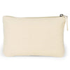 Gemline Natural and Iridescent Avery Cotton Zippered Pouch