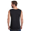 LAT Men's Vintage Camo/Black Contrast Back Fine Jersey Tank Top
