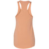 Next Level Women's Light Orange Terry Racerback Tank