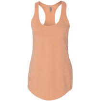 Next Level Women's Light Orange Terry Racerback Tank