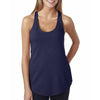 Next Level Women's Midnight Navy Terry Racerback Tank