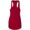Next Level Women's Red Terry Racerback Tank