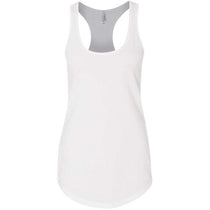 Next Level Women's White Terry Racerback Tank