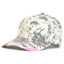 Pacific Headwear Military Green/Pink Digital True Timber Hook-And-Loop