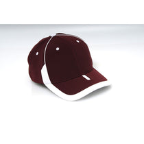 Pacific Headwear Maroon/White Universal M2 Performance Sideline Cap