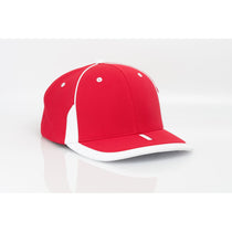 Pacific Headwear Red/White Universal M2 Performance Sideline Cap