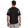Russell Athletic Men's Black/Rock Dri-Power T-Shirt with Colorblock Inserts