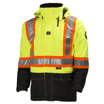 Helly Hansen Men's High Visibility Yellow/Charcoal Potsdam Jacket 4
