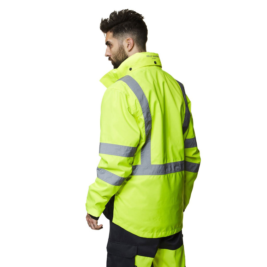 Helly Hansen Men's High Visibility Yellow/Charcoal Alta CIS Jacket Na