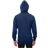 Anvil Men's Navy Pullover Hooded Fleece Sweatshirt