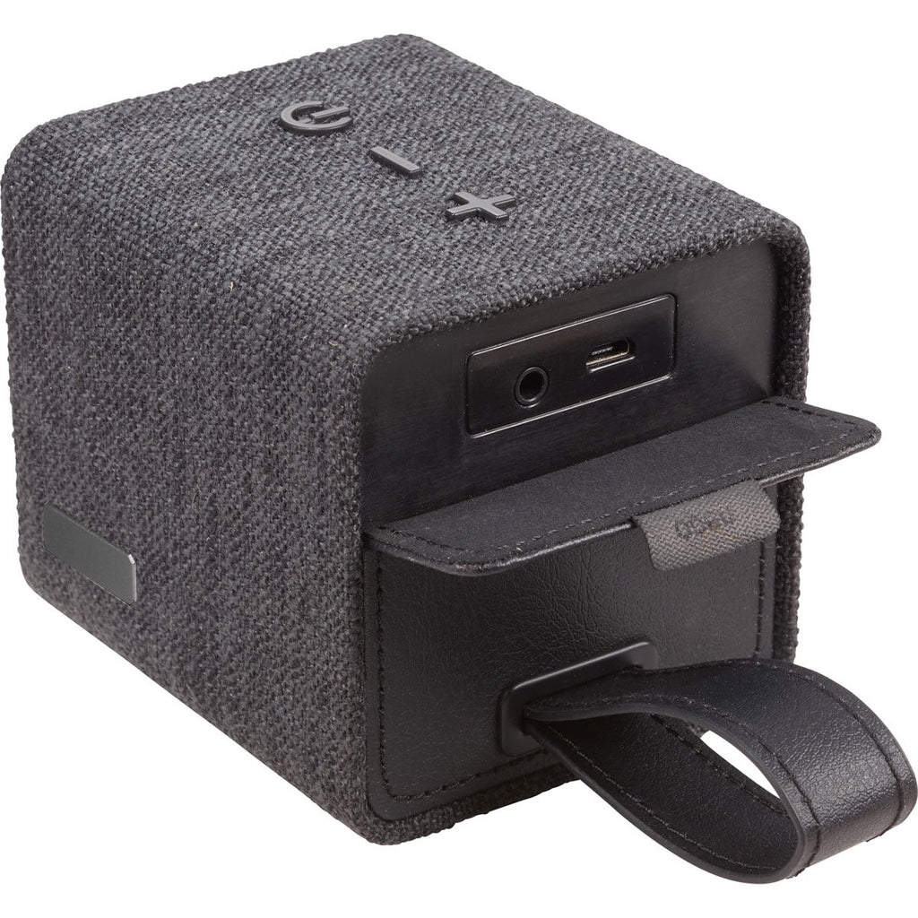 Leed's Black Fortune Fabric Bluetooth Speaker