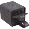Leed's Black Fortune Fabric Bluetooth Speaker