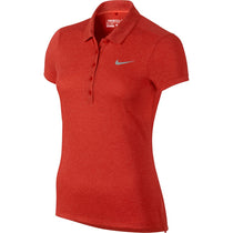 Nike Women's Light Crimson/Metallic Silver Precision Heather Polo