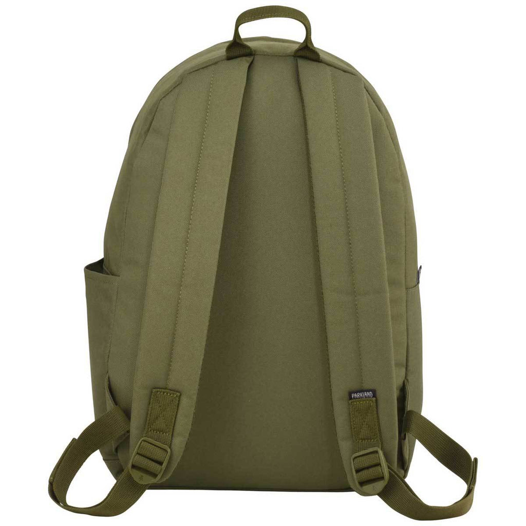 Parkland Army Green Vintage 13" Computer Backpack