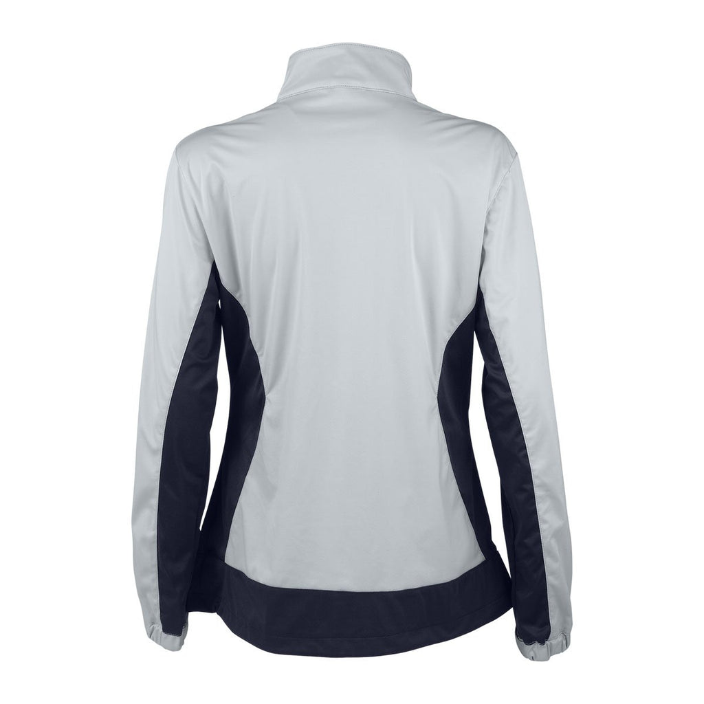 Vantage Women's Navy/Silver Air-Block Softshell Jacket