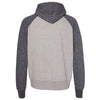 Weatherproof Men's Heather/Charcoal Marled Raglan Full-Zip Sweatshirt