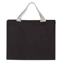 Bayside Black USA-Made Medium Gusset Tote