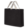 Bayside Black USA-Made Medium Gusset Tote