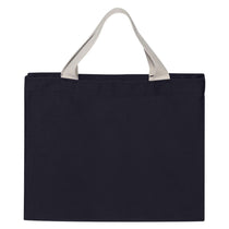 Bayside Navy USA-Made Medium Gusset Tote