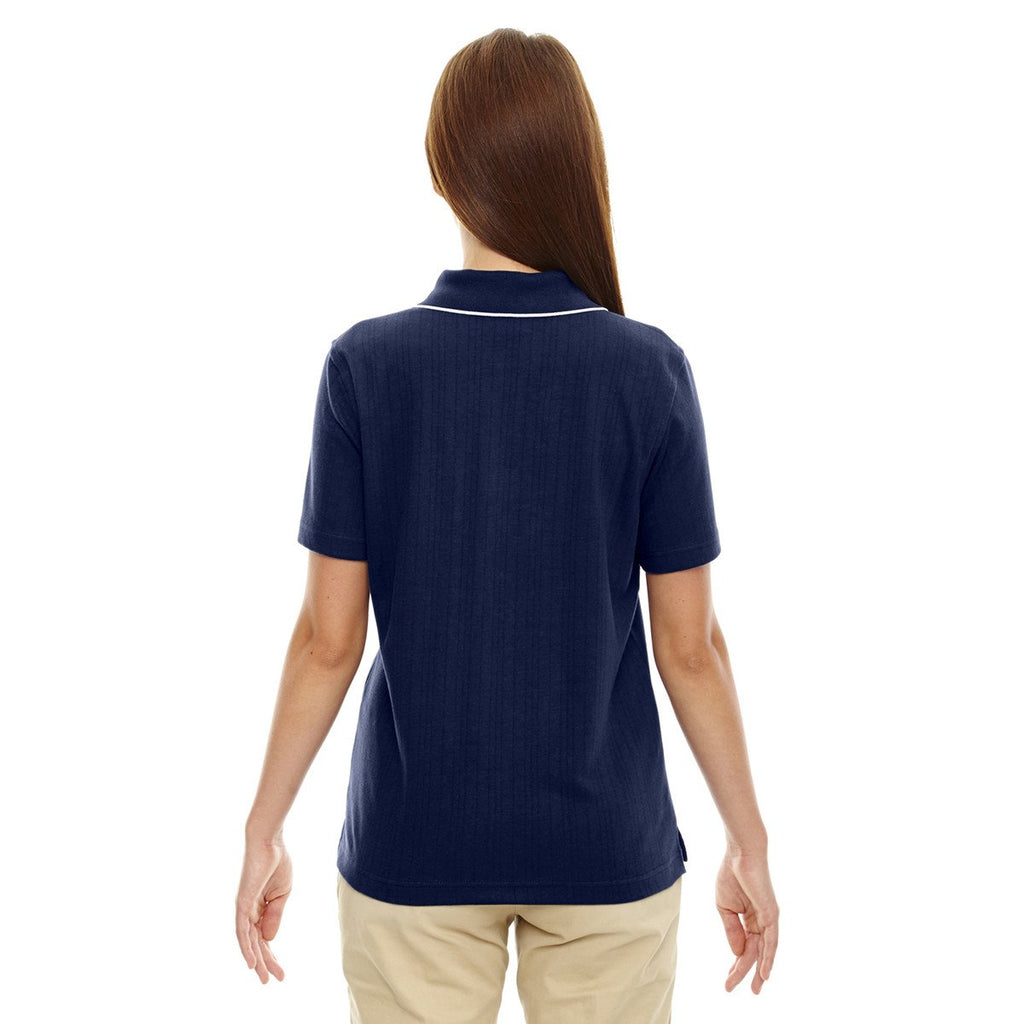 Extreme Women's Classic Navy Edry Needle-Out Interlock Polo