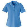 Extreme Women's Lake Blue Edry Needle-Out Interlock Polo