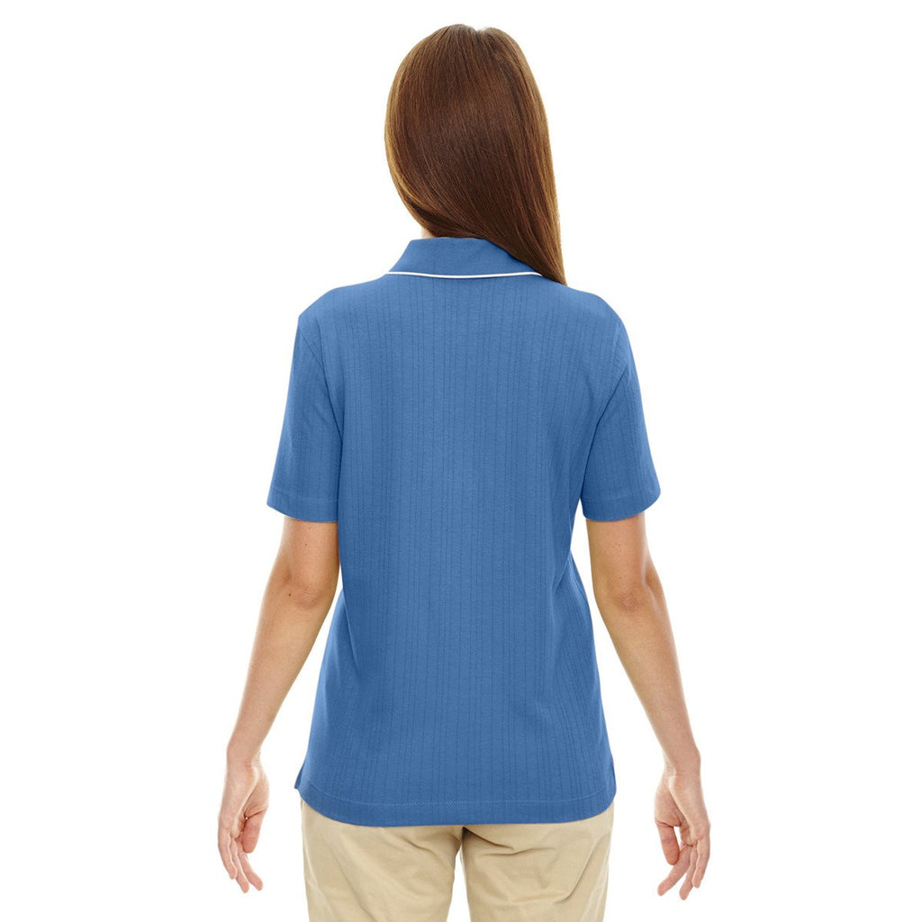 Extreme Women's Lake Blue Edry Needle-Out Interlock Polo