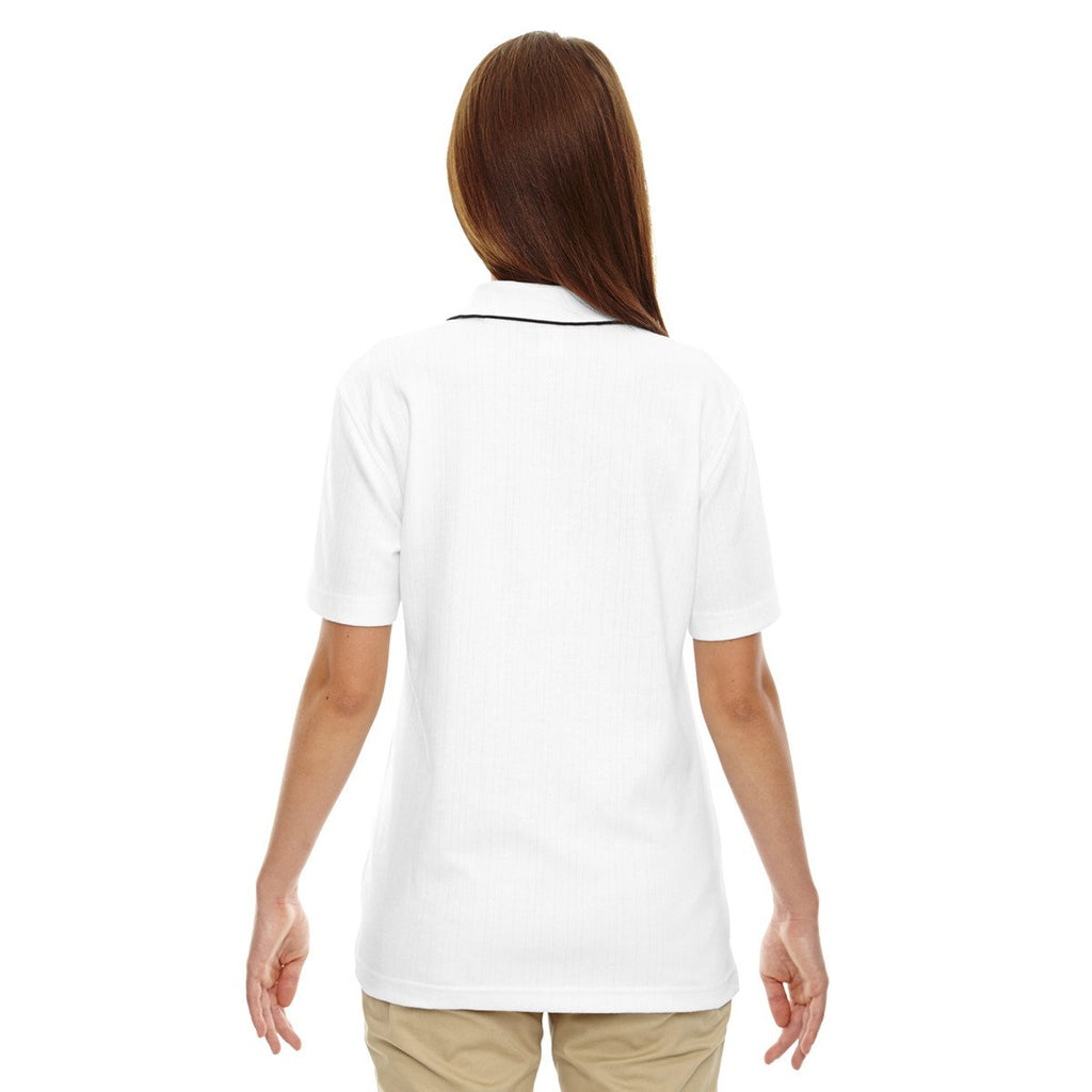 Extreme Women's White Edry Needle-Out Interlock Polo