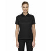 Extreme Women's Black/Black Silk Eperformance Pique Colorblock Polo