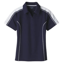 Extreme Women's Classic Navy/White Eperformance Pique Colorblock Polo